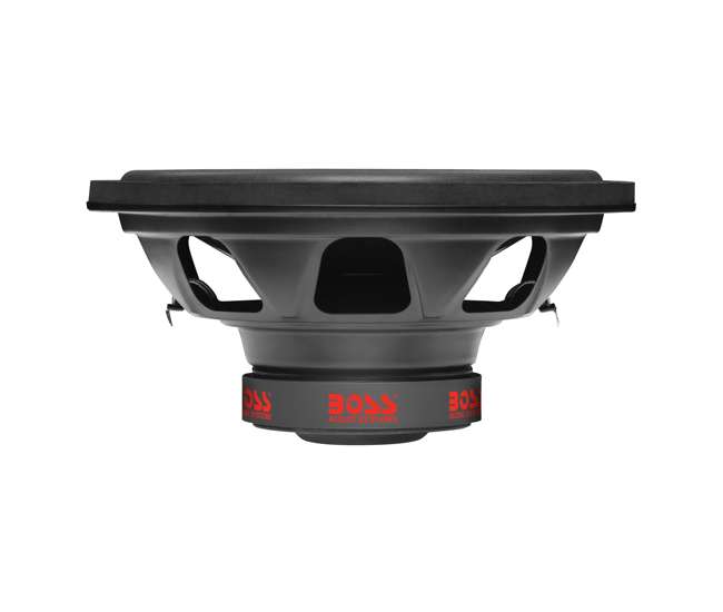 CXX124DVC + QSMBASS12 + R1100M + AKS8 Boss Chaos 12-Inch 1200W Subwoofer (Pair) with Box, Mono Amp & Wiring