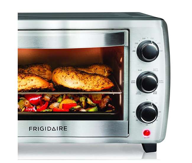 ... Frigidaire Classic 6-Slice Stainless Steel Convection Toaster Oven