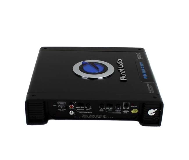 AKS8 + 2 x AC15001M + TNE212D Planet Audio 1500W Mono Amplifier (2 Pack) & 12" 1200W Loaded Sub Box & Wire Kit