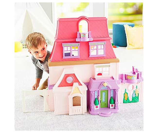 BFR48-U-C Fisher-Price Loving Family 4 Story Children's Toy Dollhouse Playset (For Parts)