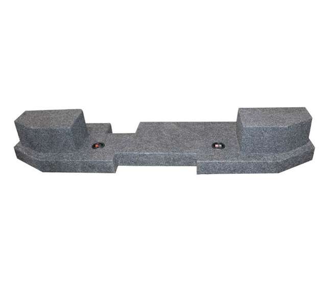 QDODGE124DOOR + 2 x44CWCS124+R1100M+4GAMPKIT-SFLEX 2 Kicker 12-Inch 600W Subwoofers w/ Dodge Ram Quad Cab '02- 12-Inch Box with Amp with Wiring (Pair)