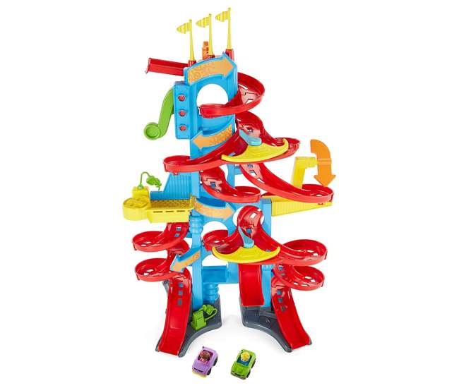 GGD39 Fisher-Price Little People Take Turns Skyway 3 Foot Tall Kid's Racer Toy Playset