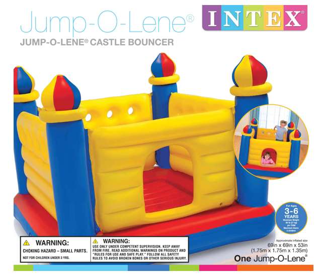 Intex Inflatable JumpOLene Castle Bouncer 48259EP