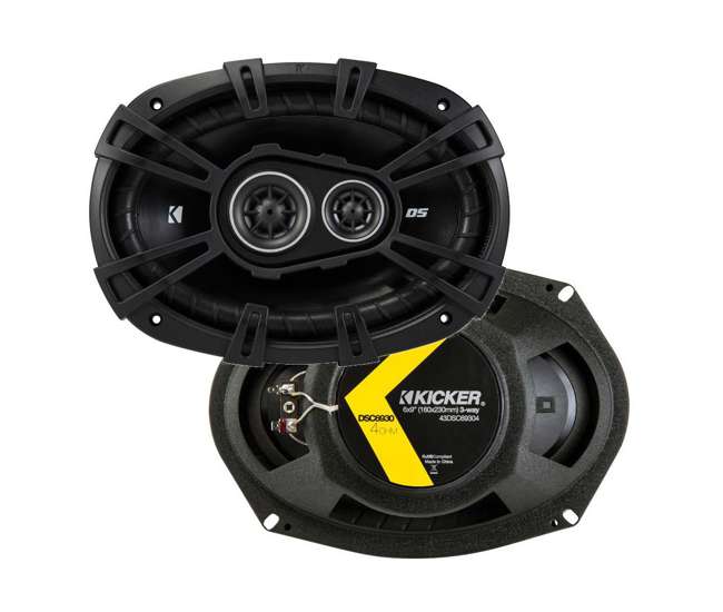 DB522 + 43DSC69304 Polk Audio 5.25-Inch 300W Marine Speakers, Pair + 6 x 9-Inch 360W Speakers, Pair