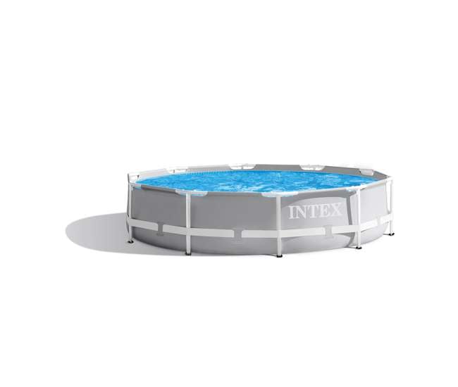 26700EH + 28030E + 28637EG + 2 x 29007E Intex Above Ground Swimming Pool w/ Cartridge Filter Pump, 2 Filters & Cover