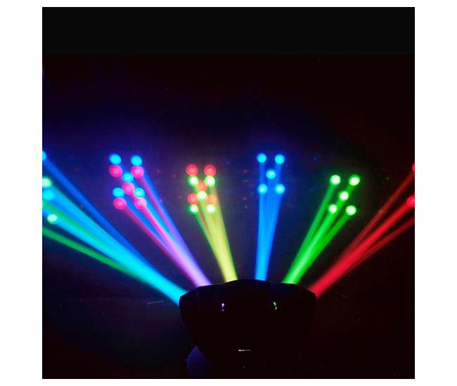 DERBY-X + BLACK-24BLB Chauvet DJ Derby X DMX-512 LED Strobe Light | DJ 24-Inch Black Light Tube And Fixture