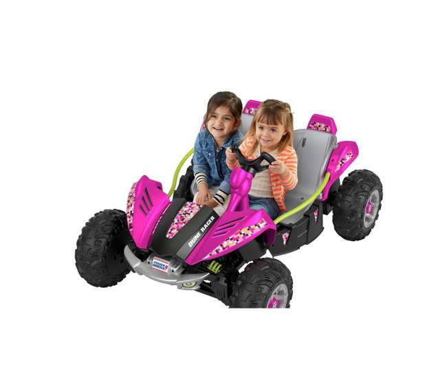 FLP27 + 74777 Power Wheels Battery Toy Car w/ Extra 12 Volt Rechargable Replacement Battery