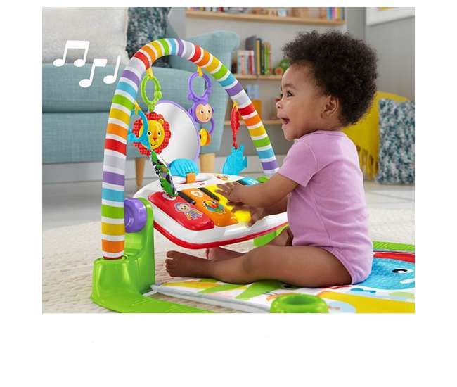 FGG45 Fisher-Price FGG45 Deluxe Kick and Play Piano Gym Musical Development Playset