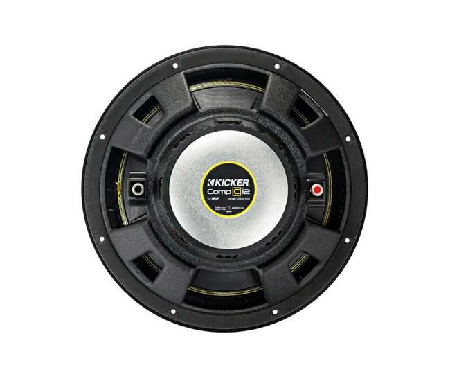 QDODGE124DOOR + 2 x44CWCS124+R1100M+4GAMPKIT-SFLEX 2 Kicker 12-Inch 600W Subwoofers w/ Dodge Ram Quad Cab '02- 12-Inch Box with Amp with Wiring (Pair)