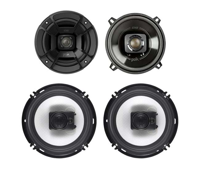 DB522 + R63 Polk Audio 5.25" 300W Car/Marine ATV Speakers, Pair + 6.5" 300W Speakers, Pair