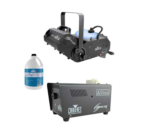 H1800FLEX + H700 + FJU Chauvet Smoke Pro Machine w/ Hurricane Pro Smoke Machine & Fluid for Fog Machine