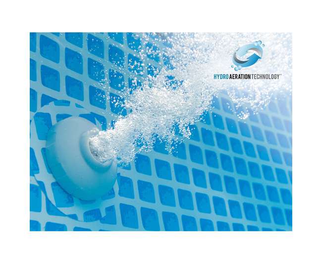 26701EH Intex 10ft x 10ft x 30in Pool w/ 10 Foot Round Pool Cover and Filter Cartridge