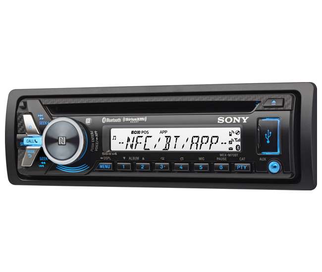 Sony MEXM70BT CD/MP3 Usb/aux Marine Receiver Stereo Bluetooth with 2