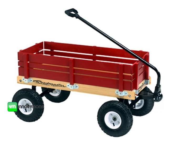 Roadmaster 4x4 Wood Wagon (Red) R6220T