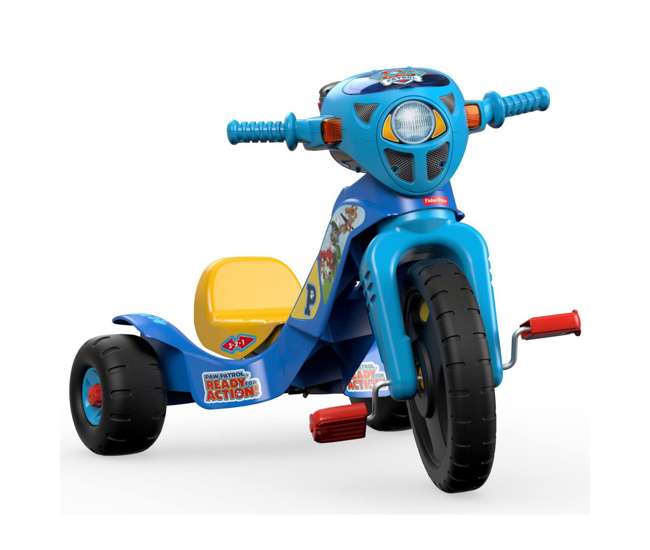 DWR65 Fisher-Price Nickelodeon Paw Patrol Tough Trike Light Up Kid's Tricycle Ride On