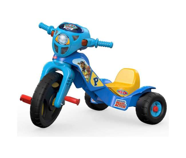DWR65 Fisher-Price Nickelodeon Paw Patrol Tough Trike Light Up Kid's Tricycle Ride On