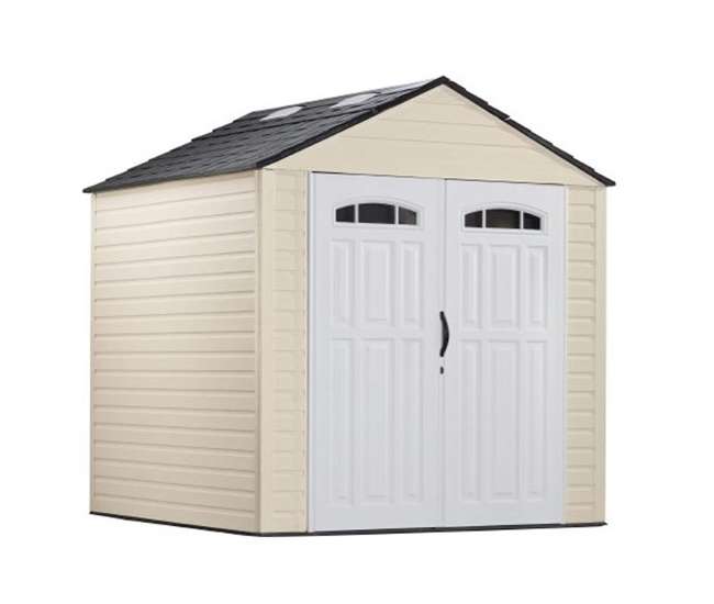 rubbermaid 7x7-feet x-large 325-cubic feet outdoor storage