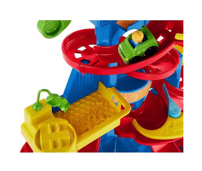 GGD39 Fisher-Price Little People Take Turns Skyway 3 Foot Tall Kid's Racer Toy Playset