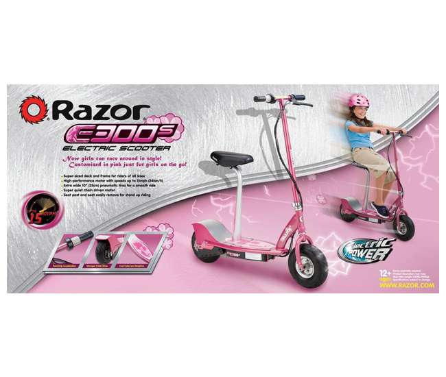 Razor E300S Electric Scooter (Sweet Pea) 13116261