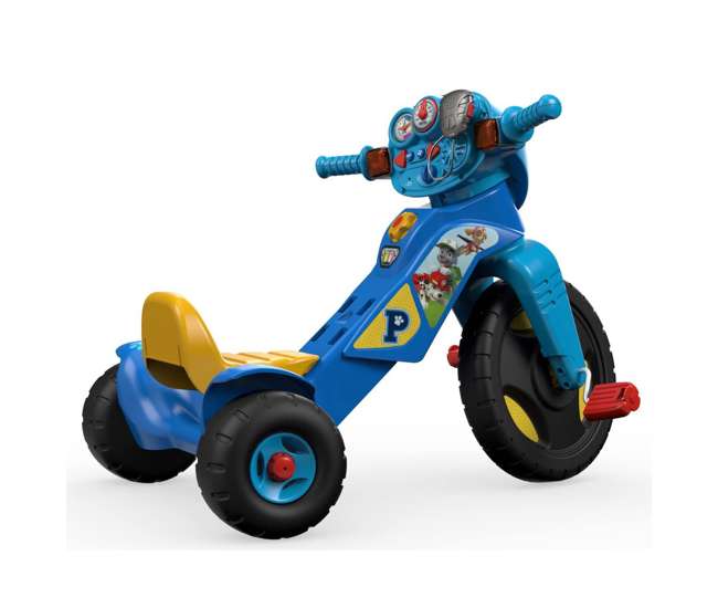 DWR65 Fisher-Price Nickelodeon Paw Patrol Tough Trike Light Up Kid's Tricycle Ride On