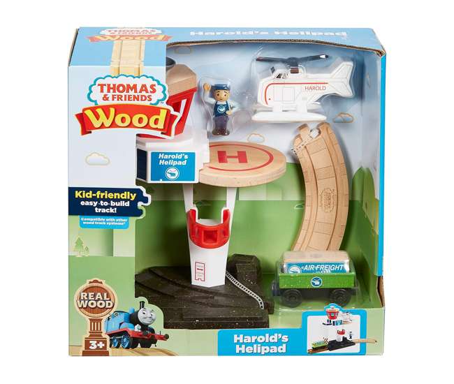 GHK14 Fisher Price GHK14 Thomas and Friends Harold Helipad Playset for Preschoolers