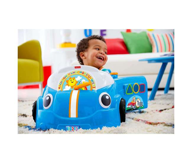 fisher price laugh and learn car blue