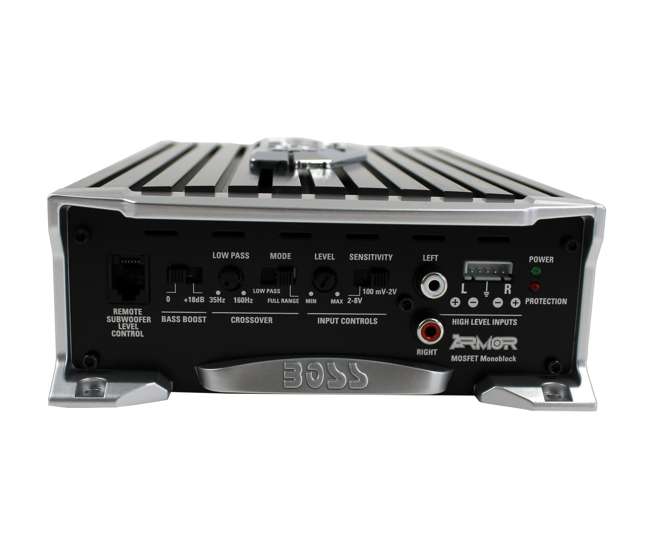 CX122 + AR1500M + AKS8 + QSMBASS12 Boss 12-Inch 1400W Subwoofers + 1500W Mono Amplifier + Amp Kit + Subwoofer Box