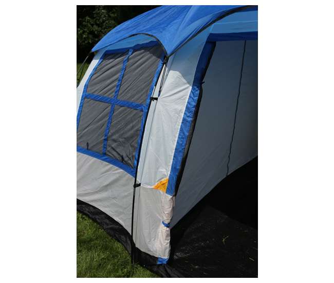 TGT-PRESCOTT-12-B Tahoe Gear Prescott 12 Person Instant Family Camping Cabin Tent, Blue(For Parts)