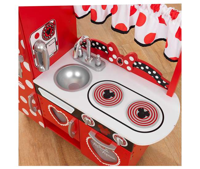 KidKraft Disney Jr. Minnie Mouse Vintage Kitchen Set : KDK ...