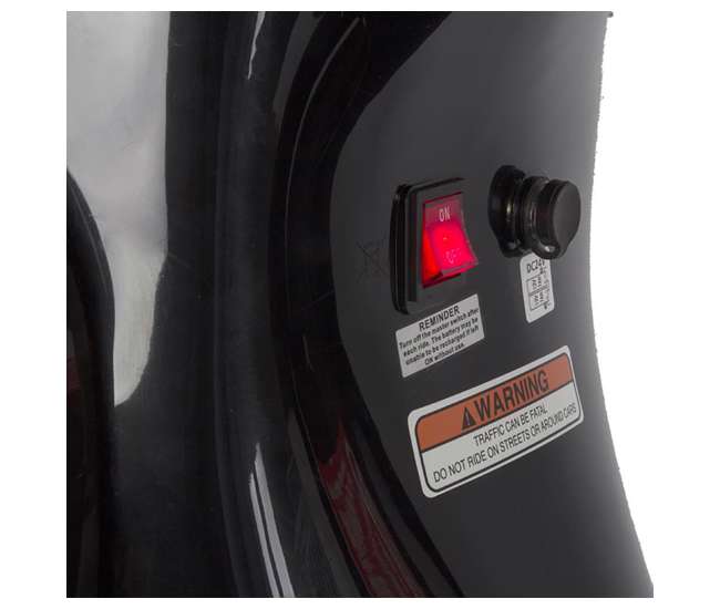 15130601 + 97778 Razor Pocket Mod Electric Retro Scooter, Black (2 Pack) + Helmet