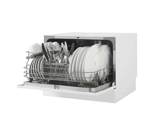 Danby 6-Place Setting Countertop Dishwasher, White : DDW621WDB ...