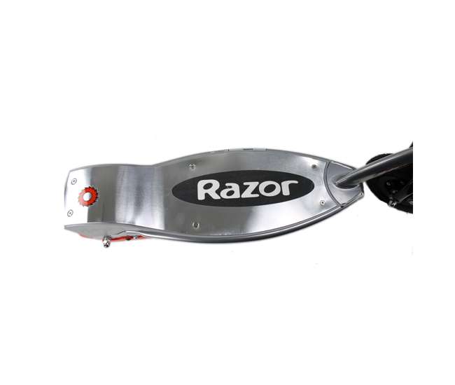 13125E-BK + 13111240 Razor Electric Motorized Kids Scooters, 1 Black & 1 Blue