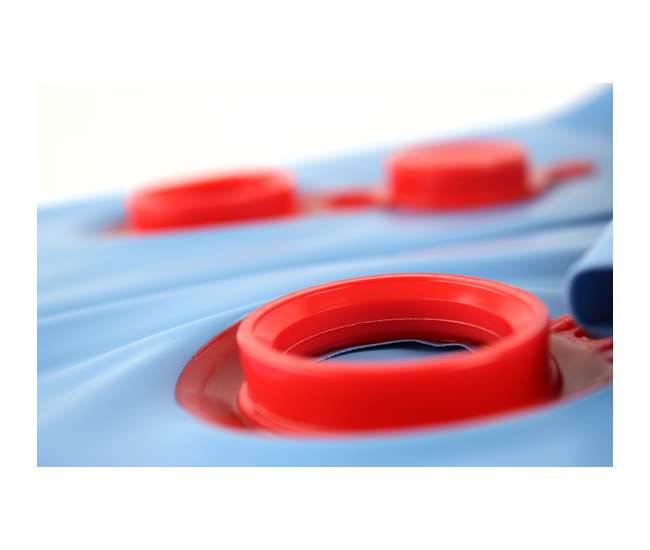 CO82137R + 10 x ACC110DU Swimline 16x32 Rectangular Inground Pool Cover with Ten 10 ft Water Tubes