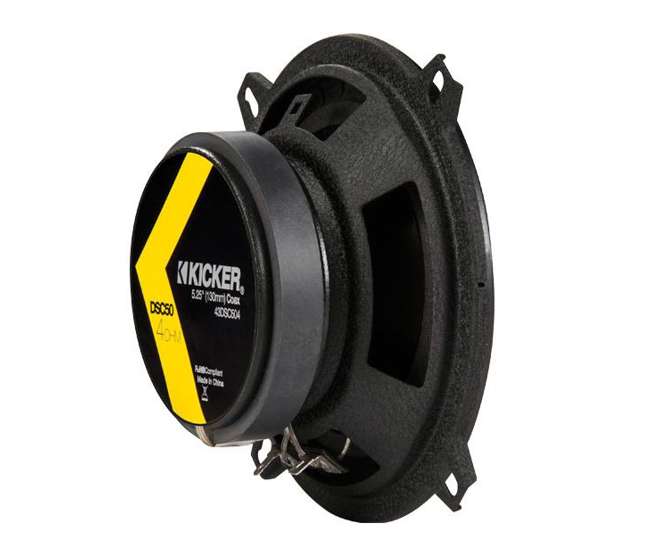 DB522 + 43DSC504 Polk 5.25-Inch Speakers, Pair + Kicker 5.25-Inch Speakers, Pair