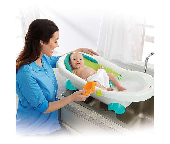 3 x CHP84 Fisher Price Go Wild Baby Bathtub (3 Pack)