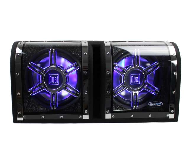 DUAL 12Inch 1100W Subwoofer Box (Pair) BP1204