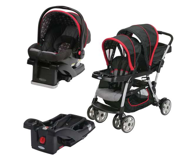graco ready to grow double stroller car seat