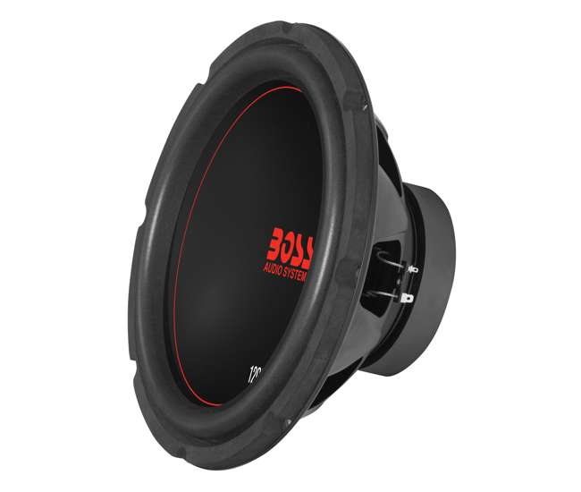 CXX124DVC + QSMBASS12 + R1100M + AKS8 Boss Chaos 12-Inch 1200W Subwoofer (Pair) with Box, Mono Amp & Wiring
