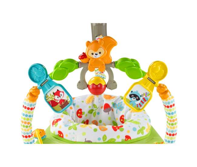 CBV62 Fisher Price Woodland Friends Baby Jumperoo Infant Play Bouncer (Open Box)