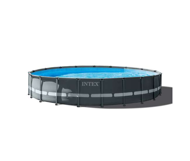 26333EH + 2 x 58868EP + 58821EP Intex Pool Set w/ Inflatable Lounger Chair (2) & Cooler
