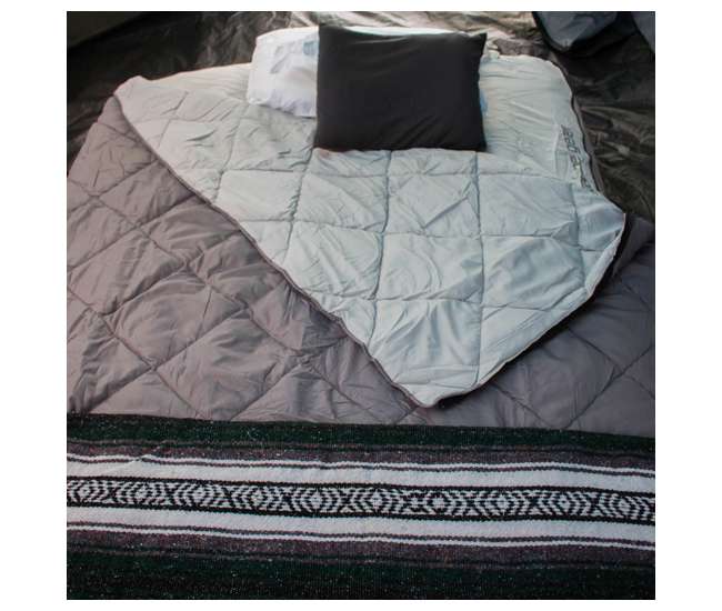 TGT-BEDKIT-2 Tahoe Gear Queen Size Quilted Fitted Sheet Cover & Blanket for Air Mattresses