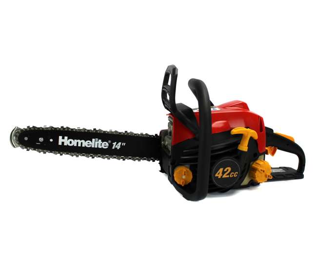 Homelite 14Inch Bar 42cc 2 Cycle Chain Saw HLUT10548RB