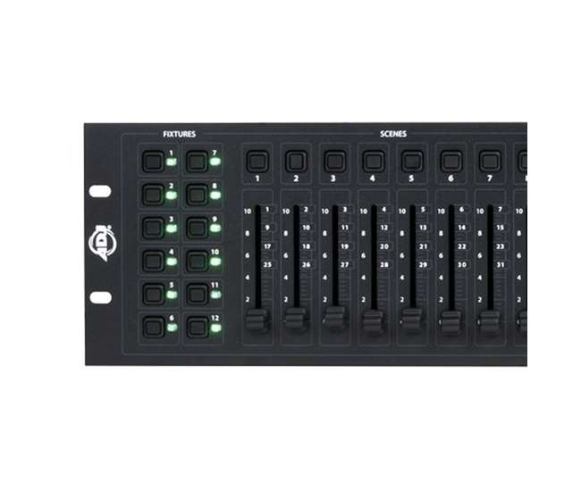 DMX-OPERATOR384 + DMX3P25FT American DJ DMX and MIDI Operator 384 Channel Light Controller and 25 Foot DMX Cable