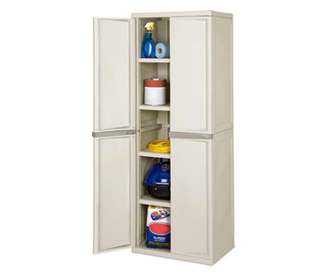 Sterilite 4-Shelf Cabinet : 01428501 : VMInnovations.com