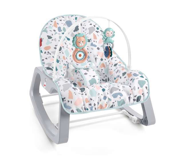 GKH64 Fisher Price GKH64 Infant to Toddler Portable Baby Seat Rocker, Pacific Pebble