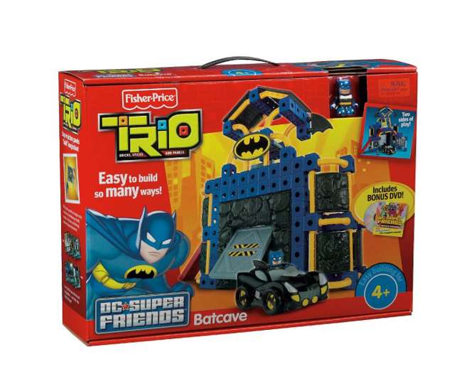 Fisher Price TRIO Batman Batcave Playset T3832