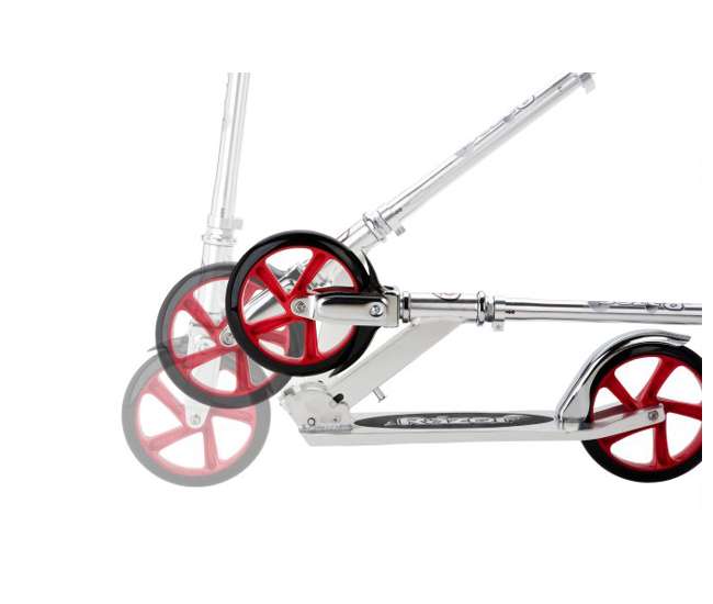 13013201 + 97778 + 96771 Razor A5 Lux Scooter (Red) with Helmet, Elbow, & Knee Pads