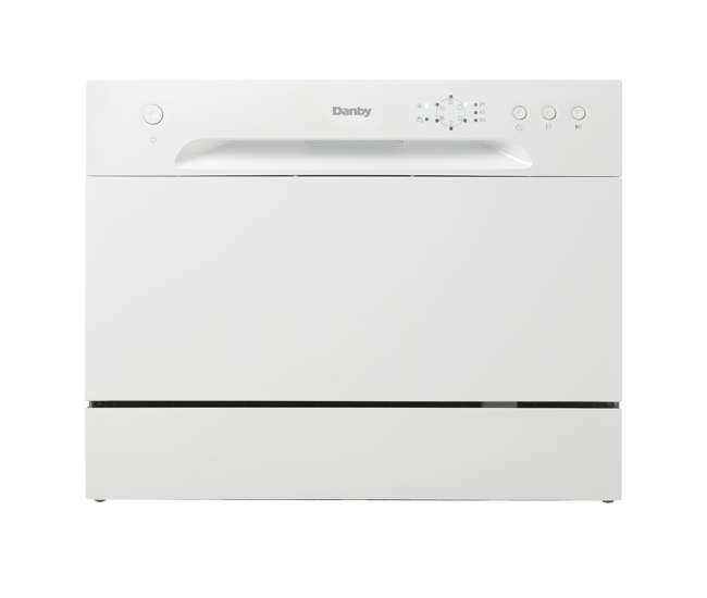 Danby 6-Place Setting Countertop Dishwasher, White : DDW621WDB ...