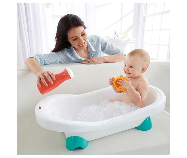 3 x CHP84 Fisher Price Go Wild Baby Bathtub (3 Pack)