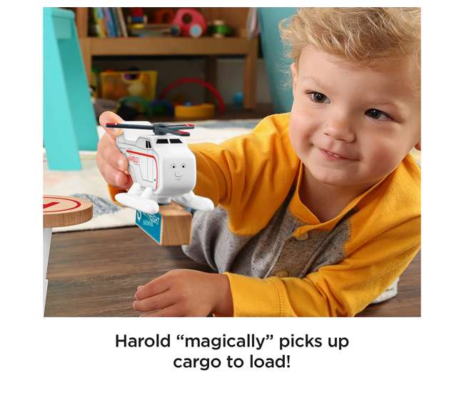 GHK14 Fisher Price GHK14 Thomas and Friends Harold Helipad Playset for Preschoolers